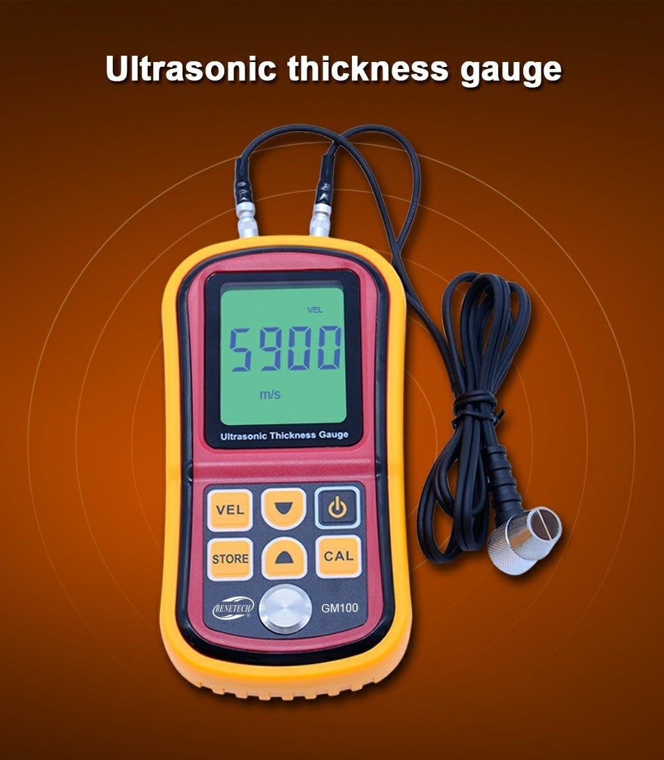 Ultrasonic thickness clearance gauge