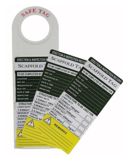 Scaffolding Tags Safetag