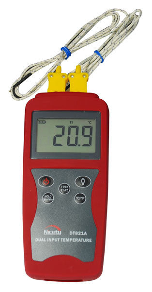 Digital Thermometer K Type 2 K-Type Sensors