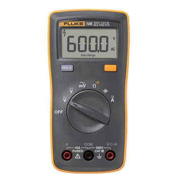 FLUKE 106 PALM-SIZED DIGITAL MULTIMETER; 600V